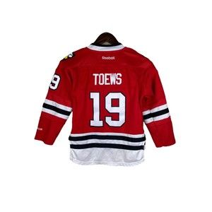 Reebok Chicago Blackhawks Youth Toews #19 Stitched NHL Jersey - Small/Medium
